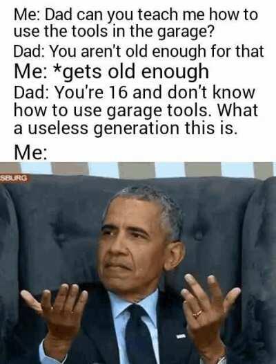 Not our mistake you failed to teach us