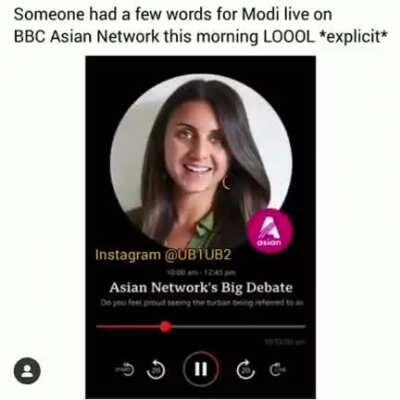 BBC radio: Modi di Maa di Ch***.BBC abuses indian PM.BBC disrespects women. Upvote this post so that it is the first result when someone searches for BBC, let them see the true face of BBC.