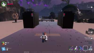 Automatic door with fish