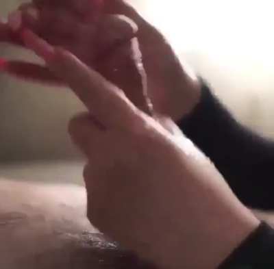 The more spit the better…