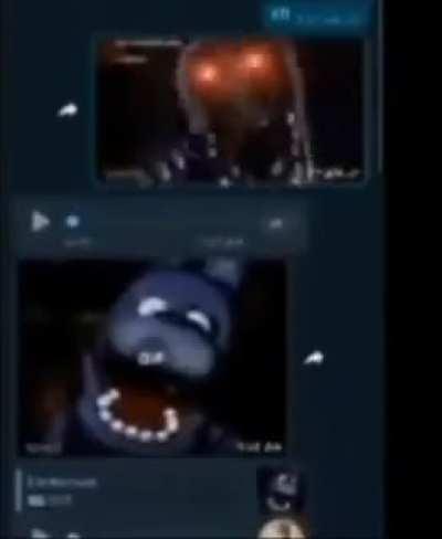 some dudes friend doing voiceovers of fnaf jumpscares