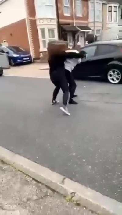 UK tramp fight
