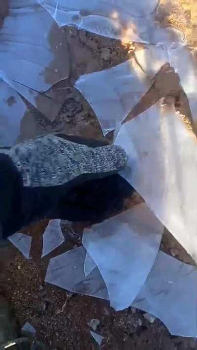 Just another cold day at work