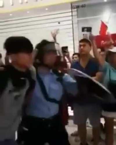 HKers celebrate the arrest of CIA funded HK rioters