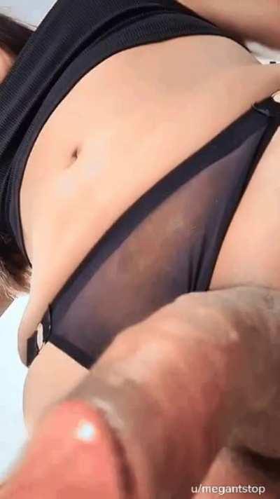 Do you want to suck it first and then feel my dick pulsing in your little hole ?