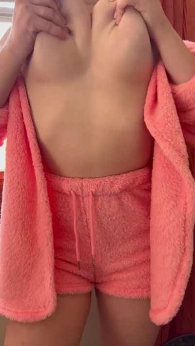 I'll let you fuck me all you want, as long as you cum on my tits every now and then, is that a deal?