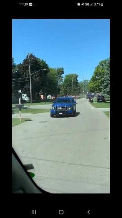 Uhaul probably wouldn't like you doing that with their vehicle, sir