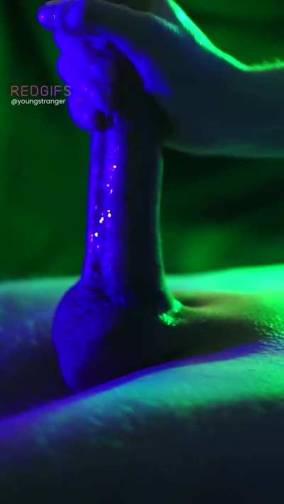 I need my hands to add cum from his cock.