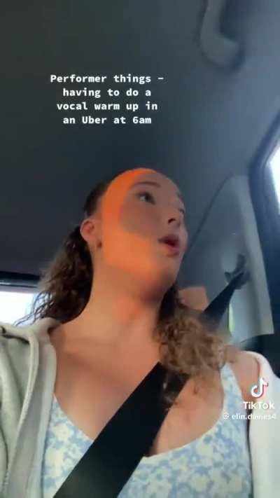 Just do it when ur out the Uber?