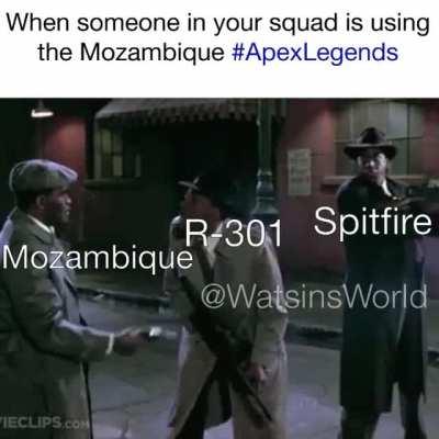Who use the Mozambique??