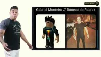 Gabriel Monteiro // boneco do roblox
