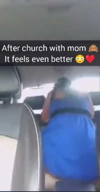 Sorry God but moms pussy is too good to pass