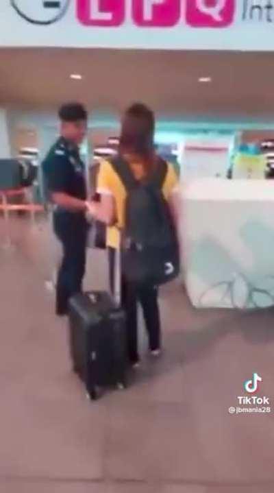 Helping her friend out