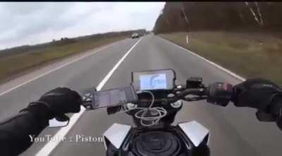 Idiots on motorcycles