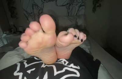 do you think he’s obsessed with my feet ? 🤭
