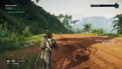 [Just Cause 4] Sometimes I feel like I'm playing in an action movie.