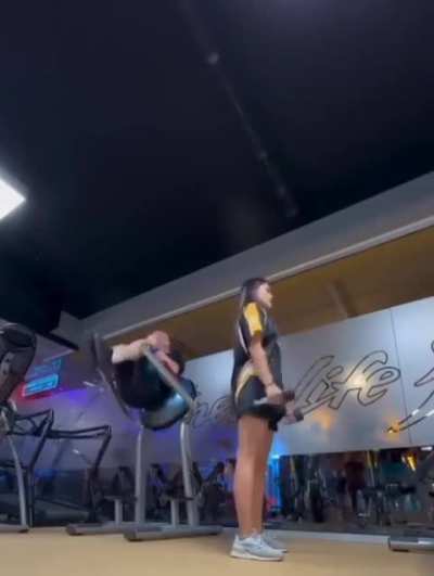 Got to get those crunches in…