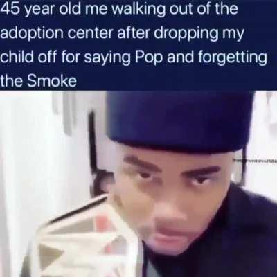 Never say pop and forget the smoke 💯💫