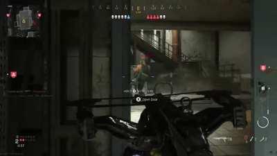 An unlikely clutch. 1v5 crossbow