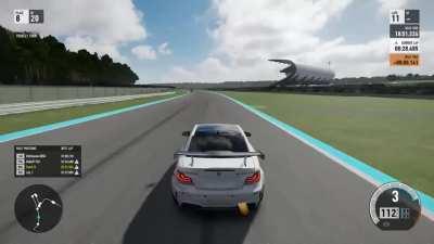 Having fun in an open track day lobby until..