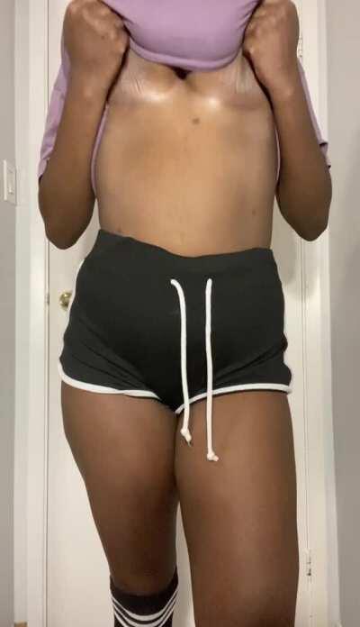 I hope my boobs aren’t too big for you...