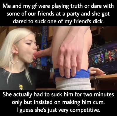 She's just very competitive, I guess