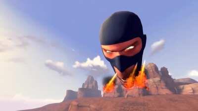 animation of /u/memey-boi099 and /u/ToothyViking_'s floating head spy terrorizer thing