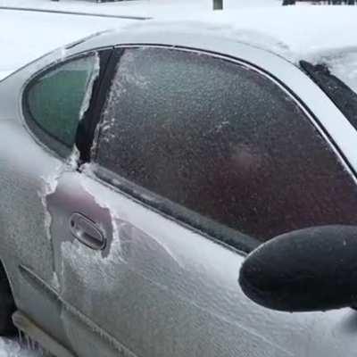 Is cold in car, need cold beer to cool off