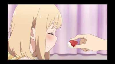 It's the strawberry that makes the cake [Kase-San and the Motning Glories]