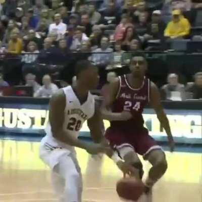 He jumped a little bit too high...