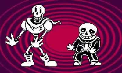 Sans and Papyrus are dancing...But to which song?