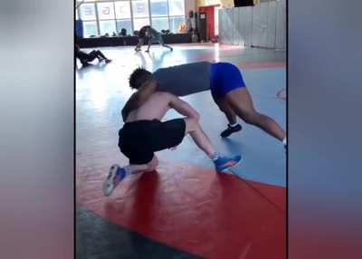 Frank Chamizo's RIDICULOUS takedown defense