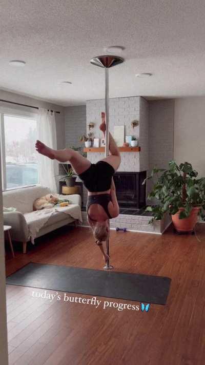 Today’s butterfly progress!🦋 (My nemesis move…)