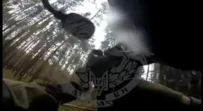 Ukrainian SSO ambushing a Russian patrol in the Kreminna area