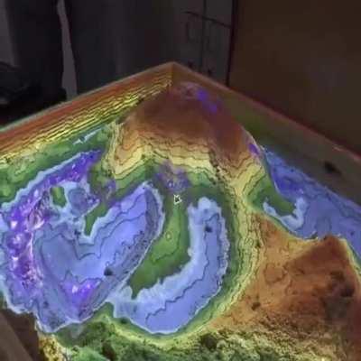 Interactive Topography Map