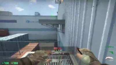 Launders CSGOHUB kz training map PB ~~ 0:32.140