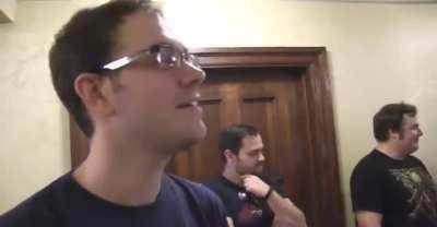 Imagine meeting your idol and all he says is this.. 