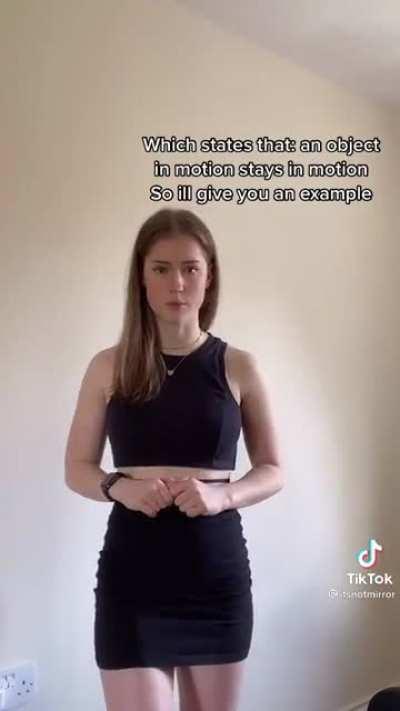 HMC while I explain Newton’s first law of motion