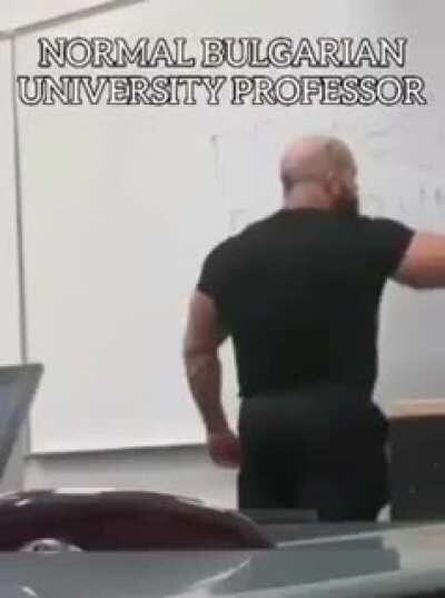 average serbian teacher vs normal bulgarian university professor