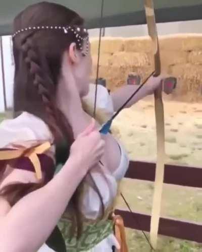 Shooting an arrow