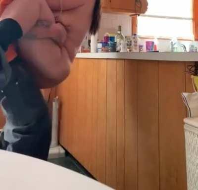 Mom is shocked how strong her son has got