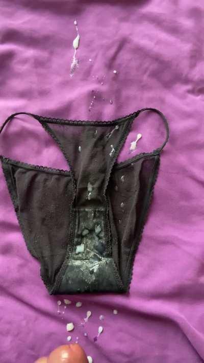 Dirty cum panties