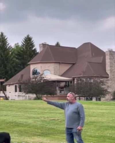 Man thinks everything is part of his yard