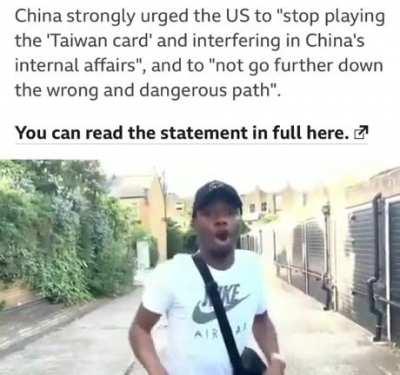 “Don’t do it again please, or we will issue an even final-er final warning >: ( ” -China