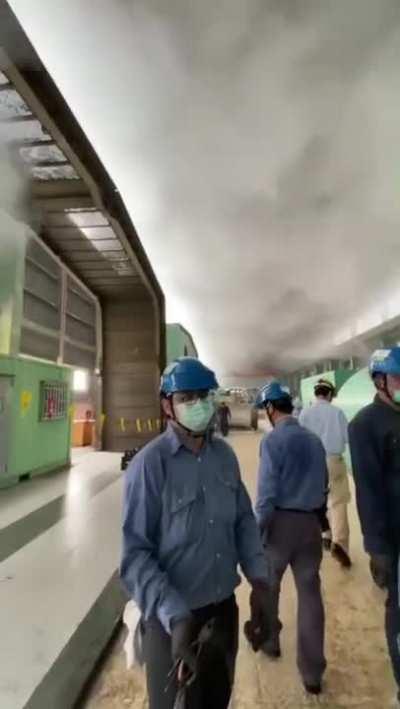 Generator malfunction at Kaohsiung's Xinda Power Plant, Taiwan.
