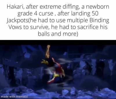 Sit ashamed Hakari, you're weak