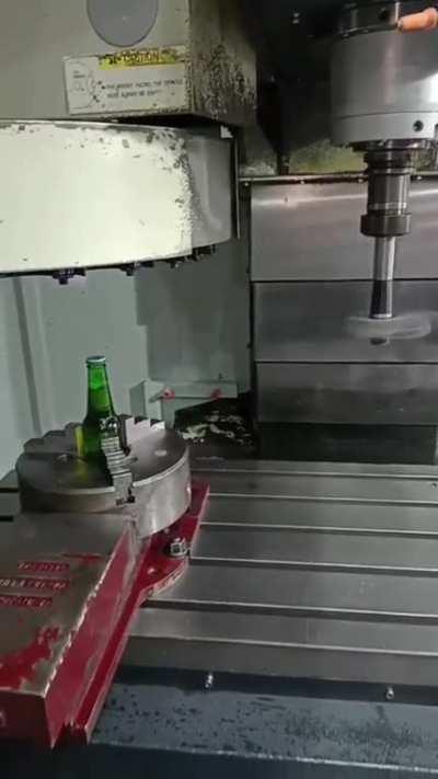 Cracking a cold one with the boys in the workshop