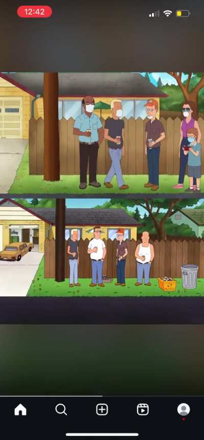 King of the hill intro: Reboot vs Original