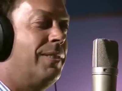 Tim Curry from behind the scenes of 