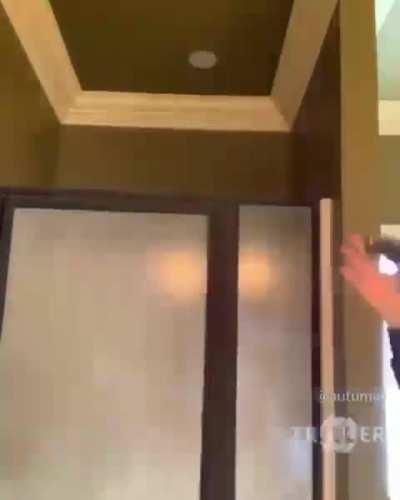 Idiot spinning a gun around on his fingers